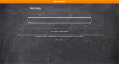 Desktop Screenshot of lovers.org